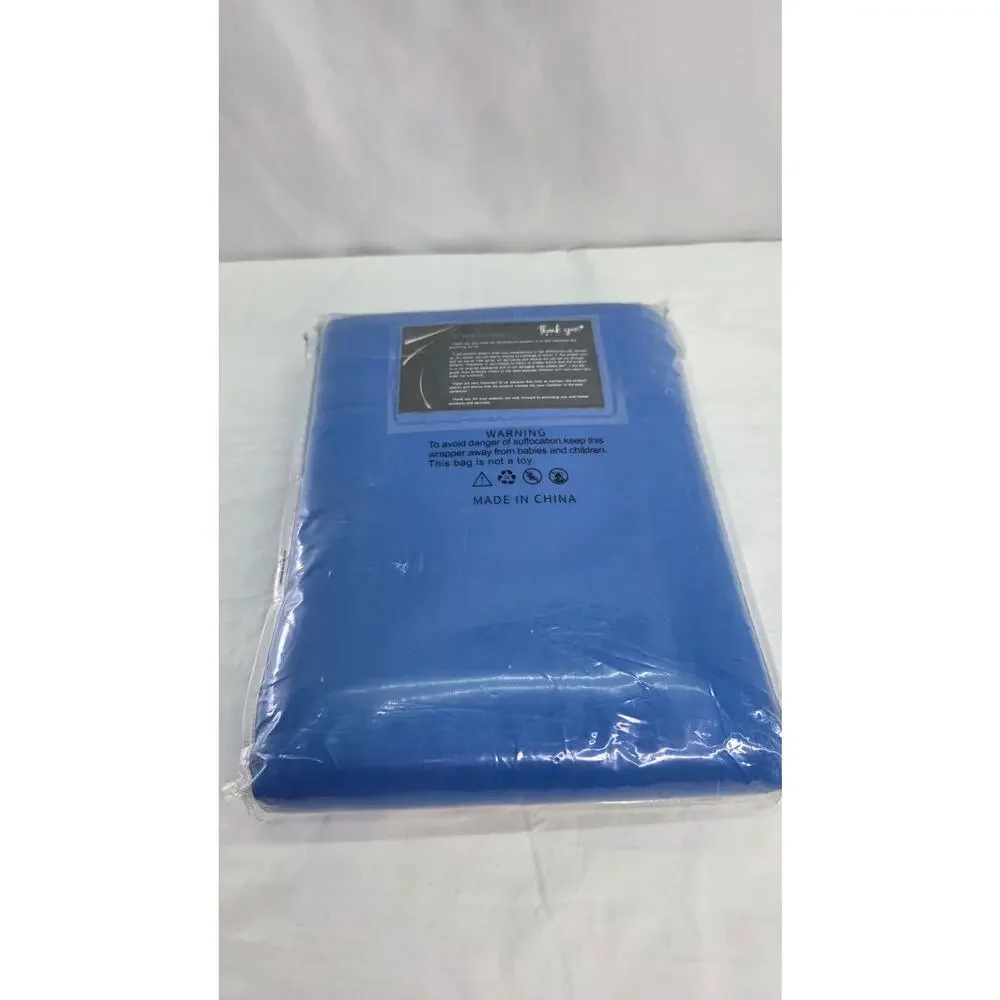 Royal Blue Curtains Room Darkening Rod Pocket Back Tab 52x84